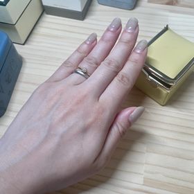 【ete(エテ)】の口コミ 結婚指輪と重ね付けして高くなくていいから毎日つけられるデザインを要望し...