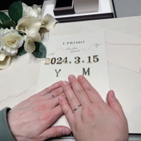 【アイプリモ(I-PRIMO)の口コミ】 派手過ぎずシンプル過ぎず、さり気なくダイヤの輝きが映えるのがとても気…