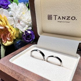 【TANZO.(鍛造指輪)の口コミ】 付け心地を重視して平工丸にし、シンプルかつデザイン性がいいS字カットを…