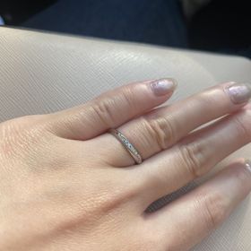 【ケイウノ ブライダル(K.UNO BRIDAL)の口コミ】 私たちのイメージに合わせてダイヤのカラーをグラデーションにする提案を…