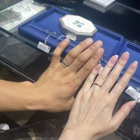 【銀座ダイヤモンドシライシの口コミ】 シンプルなデザインから個性的なデザインまでたくさん種類があり、たくさ…