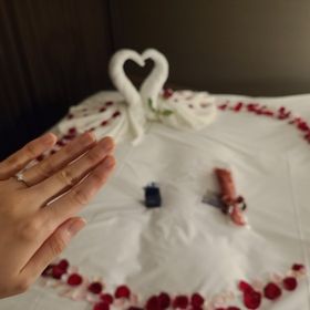 【銀座ダイヤモンドシライシの口コミ】 プロポーズリングだったので、渡す時の指輪のデザインはとてもシンプルで…