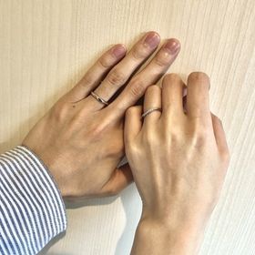 【アイプリモ(I-PRIMO)の口コミ】 わたしはウェーブの指輪が似合い、旦那はストレートの方が似合うと診断さ…