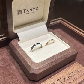 【TANZO.(鍛造指輪)の口コミ】 完全フルオーダーのこだわりが詰まった指輪。結婚指輪にしてはペアらしさ…