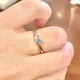 【雅-miyabi- の口コミ】 指輪に嵌っているダイヤの色合いが素敵でした。オンラインで見た時から一…