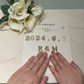 【アイプリモ(I-PRIMO)の口コミ】 種類が豊富の指輪の中、ご紹介して頂いた指輪が2人の好みに合致していたこ…