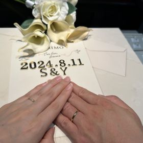 【アイプリモ(I-PRIMO)の口コミ】 ペアで購入しました。
イエローゴールドの存在感が気に入りました。
太さ…