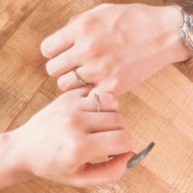 【銀座ダイヤモンドシライシの口コミ】 Vラインがかわいいところ。そこまでギラギラしてなくて、キラキラしてると…