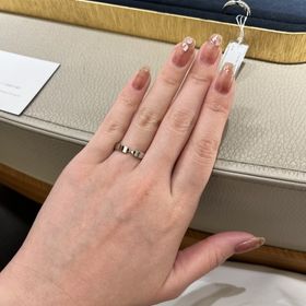 【ショーメ(CHAUMET)の口コミ】 夫と同じデザインの指輪にしたかったのと、婚約指輪と重ね付けしたかった…