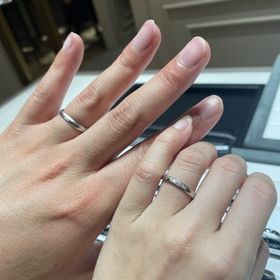 【ラザール ダイヤモンド(LAZARE DIAMOND)の口コミ】 艶消し加工があり、デザイン性があって最高に可愛い指輪でした！！！値段…