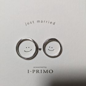 【アイプリモ(I-PRIMO)の口コミ】 お店で調べていただいた自分の指の形に合うWAVEで、ダイヤとプラチナのバ…