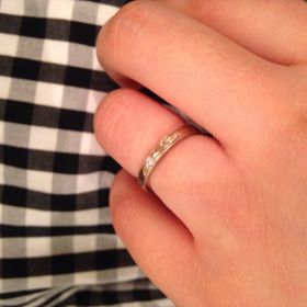 【TANZO.(鍛造指輪)の口コミ】 結婚指輪はプラチナという定番が嫌で自分にあった指輪を探していたところ…