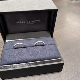 【ラザール ダイヤモンド(LAZARE DIAMOND)の口コミ】 婚約指輪は別のブランドで購入しましたが、結婚指輪はずっと悩んでいまし…