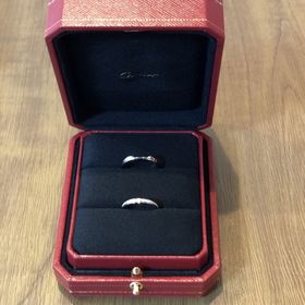【カルティエ(Cartier)の口コミ】 自分の指に合うものがいいと思い、何度か試着を重ねました。最終的には1番…