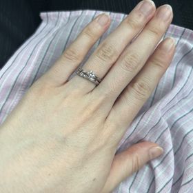 【ケイウノ ブライダル(K.UNO BRIDAL)の口コミ】 持ち込みのダイヤを使って婚約指輪を作りたいと思っていました。結婚指輪…