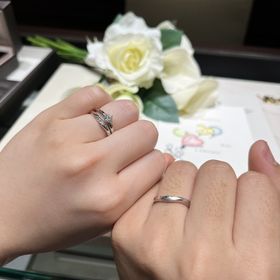 【アイプリモ(I-PRIMO)の口コミ】 様々なデザインの指輪を実際に試着したことで、自分の好みがわかりました…