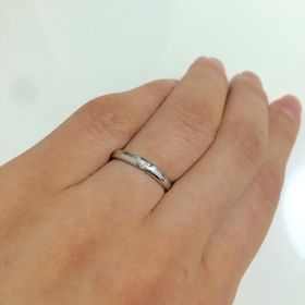 【LEGAN(レガン)の口コミ】 ツインズキューピッドという１つのダイヤから２つの指輪を作るというシリ…