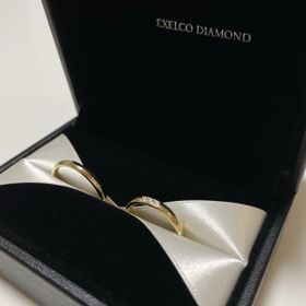 【エクセルコダイヤモンド(EXELCO DIAMOND)の口コミ】 当初はシンプルなダイヤモンド1石のリングで良いかなと思っていましたが、…