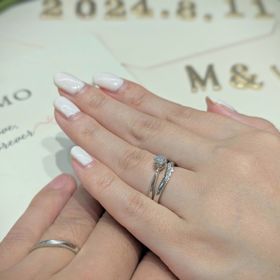 【アイプリモ(I-PRIMO)の口コミ】 ウェーブの感じがなめらかでした！太さも細すぎず太すぎずダイヤも上品で…