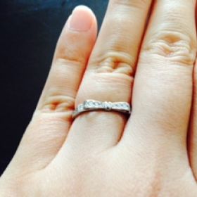 【ヴァンドーム青山(VENDOME AOYAMA)の口コミ】 初めて雑誌で見たとき、デザインに一目惚れしました。一見、普通のメレタ…