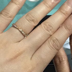 【ティファニー(Tiffany & Co.)の口コミ】 指輪のデザインは婚約指輪のデザインと同じにしました。ティファニーのハ…