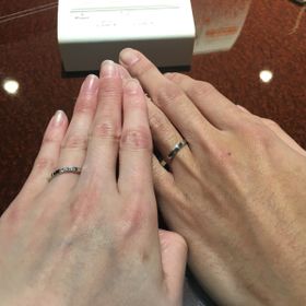 【JEWELRY  KAMATA(ジュエリーかまた)の口コミ】 シンプルなデザインながらも、さりげないダイヤの主張が大人の女性の魅力…