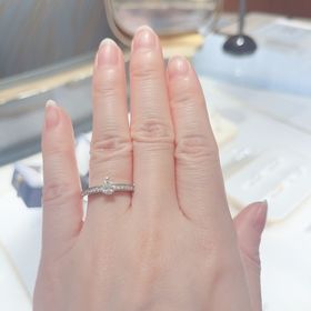 【ショーメ(CHAUMET)の口コミ】 普段から彼がつけてほしいと言ってくれたので日常使いできるエンゲージリ…