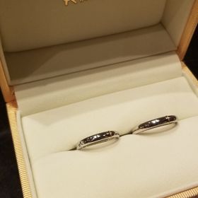 【ケイウノ ブライダル(K.UNO BRIDAL)の口コミ】 イベント性がある純糸結びのデザインにしました。金の糸でお互いの指輪を…