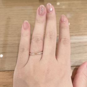 【トリニティ(Trinity)の口コミ】 このデザインがいい、という希望が先にあったので、店舗にてこんなデザイ…