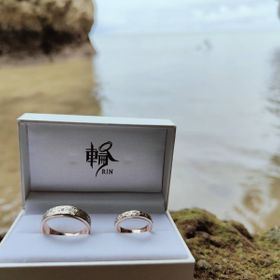 【輪-RIN-の口コミ】 私達の指輪はオーダーメイドで作ってもらいました。デザインについてたく…