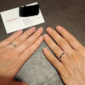 【TRECENTI(トレセンテ)の口コミ】 トレセンテは着け心地に重点を置いたリング作りにこだわっていると聞きま…