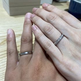 【出雲結(いずもゆい)の口コミ】 デザインが気に入りました。元々は違うデザインの指輪にしようと思い来店…
