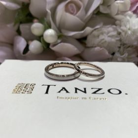 【TANZO.(鍛造指輪)の口コミ】 外側と内側の素材を変えたデザインでオーダーした。また着用者の好みによ…