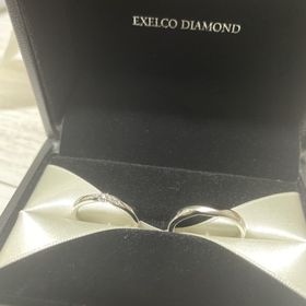 【エクセルコダイヤモンド(EXELCO DIAMOND)の口コミ】 デザインに個性があり、二人が希望するデザインがたくさんの種類から選べ…