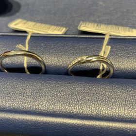 【銀座ダイヤモンドシライシの口コミ】 新婦用はウィッシングフラワー、新郎用はスターリーという商品を選びまし…