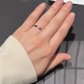 【俄(にわか)の口コミ】 シンプル、プラチナ、ダイヤがついているもので探していますと伝えたとこ…