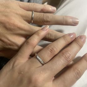 【アイプリモ(I-PRIMO)の口コミ】 キラキラ5石の指輪。派手すぎず、でも自分がキラキラしたデザインが好きな…