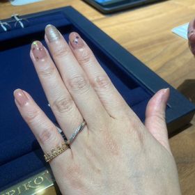 【ENUOVE(イノーヴェ)の口コミ】 結婚指輪なのでダイヤがついてきらびやかなものがいいですが、毎日身に付…