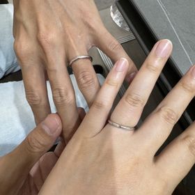 【銀座ダイヤモンドシライシの口コミ】 標準でリングがプラチナ950なので、金属アレルギーの私でも安心でした。ダ…