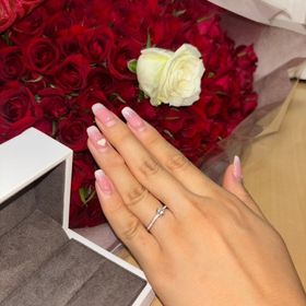 【TOWA(永遠)の口コミ】 作りが細めのデザインで、指が太く、気になる人でも指を細く見せることが…