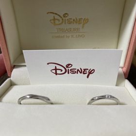 【ケイウノ ブライダル(K.UNO BRIDAL)の口コミ】 アリエルのデザインを選びました。内側にダイヤモンドと刻印を入れさせて…