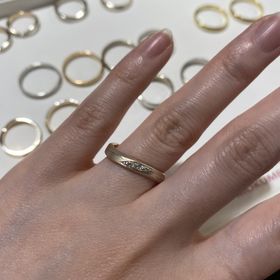 【杢目金屋(もくめがねや)の口コミ】 指輪のデザインで木目があるというのは珍しいと思い、写真ではなくちゃん…