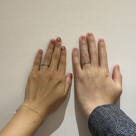 【出雲結(いずもゆい)の口コミ】 指輪を細めのデザインに変更できたので、主張が激しすぎず気に入っていま…