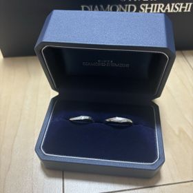 【銀座ダイヤモンドシライシの口コミ】 様々なデザインを試着させていただき、旦那さんとペアでお互いに気にいる…