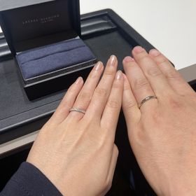 【ラザール ダイヤモンド(LAZARE DIAMOND)の口コミ】 鍛造製法で、傷つきにくい。ハーブエタニティで、存在感があるが、日常で…