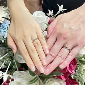 【TANZO.(鍛造指輪)の口コミ】 絶対入れたいと思っていた、金線をマット加工で入れました。また、少しア…