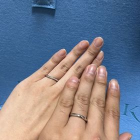 【トリニティ(Trinity)の口コミ】 初めはどシンプルな指輪を想像していましたが、お店の中の指輪をじっくり…