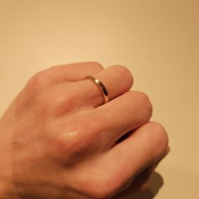 【AMATSU(アマツ)の口コミ】 デザインと着け心地が良い。シンプルでありながら個性もあり、ヘアライン…