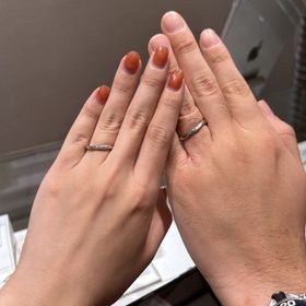 【アイプリモ(I-PRIMO)の口コミ】 私たちが決めた結婚指輪の基準は、重ね付けができて指が綺麗にみえたらい…