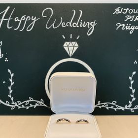 【BONDS(ボンズ)の口コミ】 プラチナのみだとリング自体が薄いですが、ピンクゴールドと一緒になって…